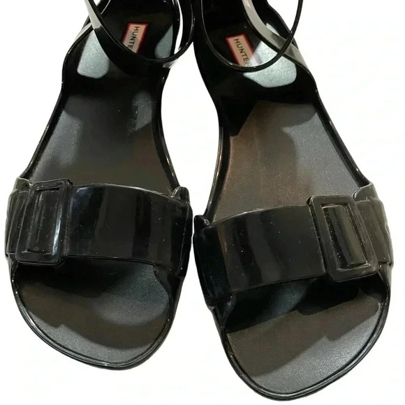Hunter Tiffany Jelly Sandals Black Size 7UK - Picture 3 of 8
